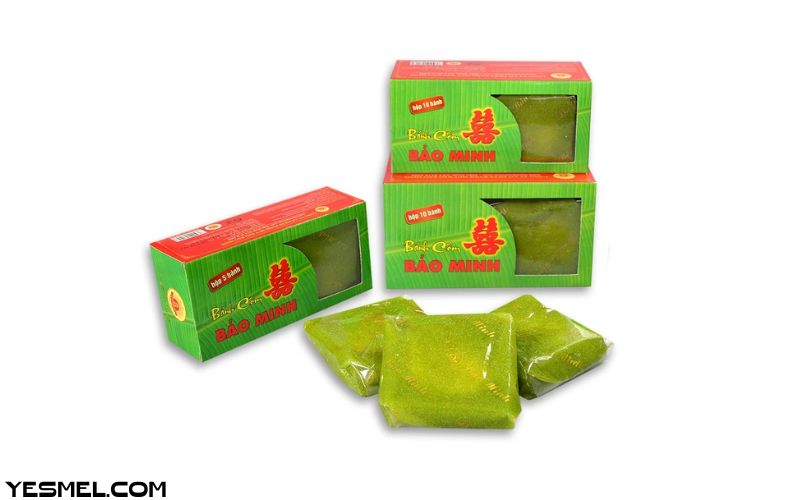 Bánh cốm hộp Bảo Minh 10 cái 500g