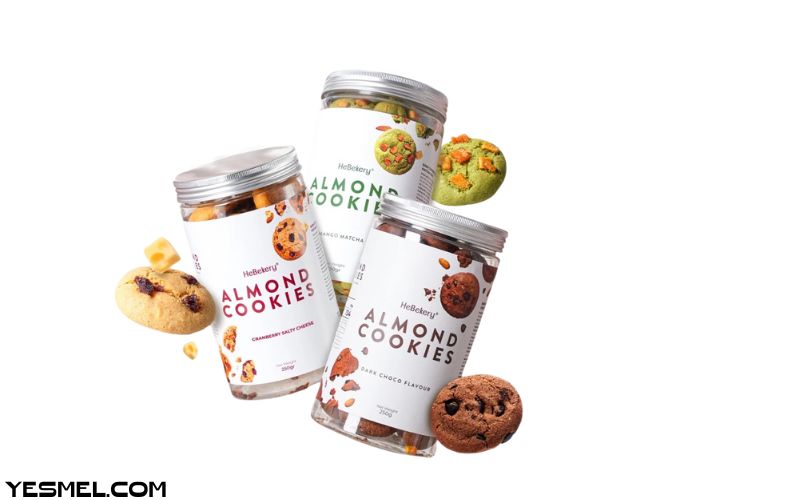 Bánh Cookies Hạnh Nhân Nguyên Cám 3 Vị