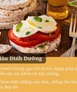 Bánh Gạo Lứt Ăn Kiêng Không Đường