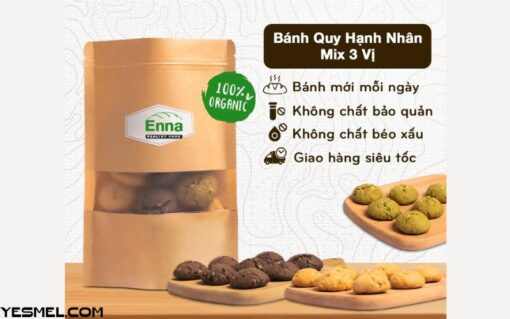 Bánh quy hạnh nhân ăn kiêng 500g