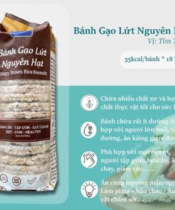 Bánh Gạo Lứt Ăn Kiêng Không Đường